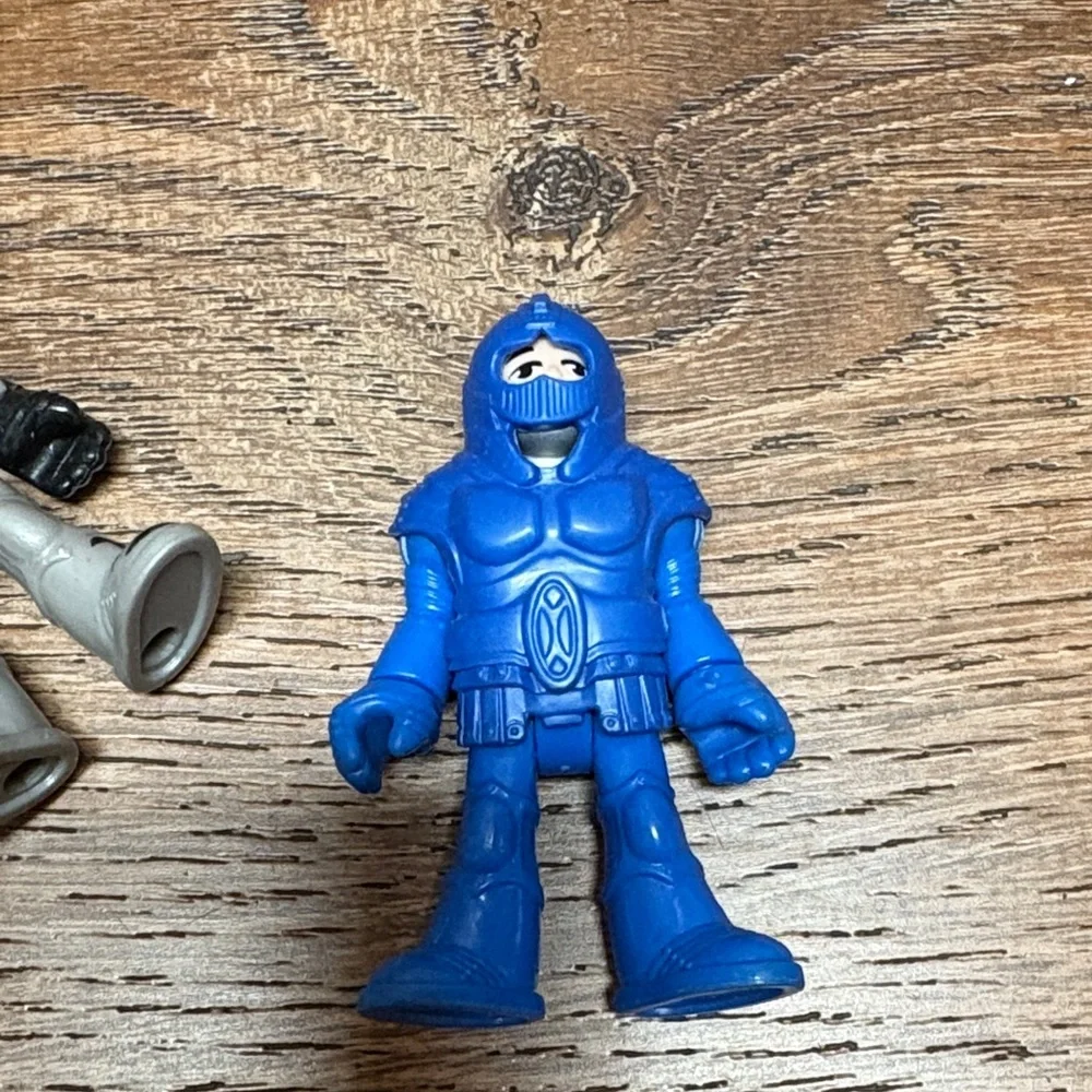 Fisher-Price Action Figures with Blue, Yellow, and Orange - Picture 6 of 10